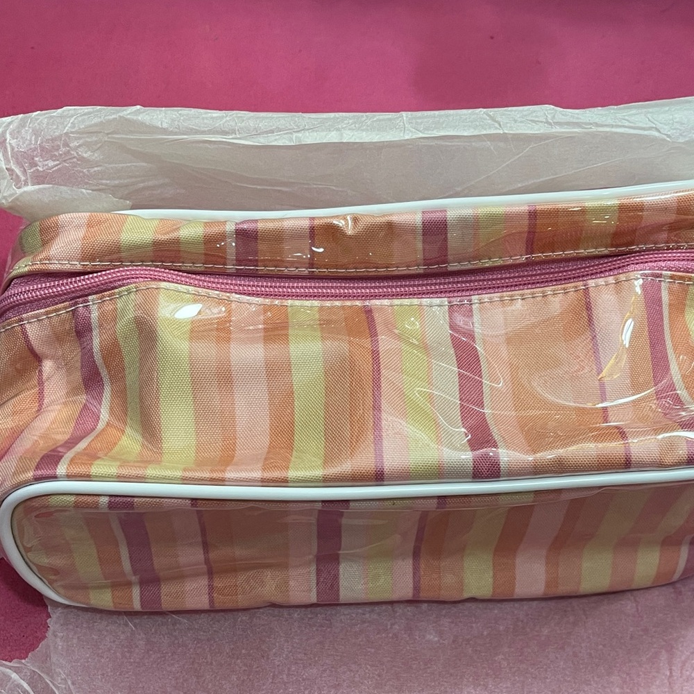 Striped Pink and Orange Women's Bag